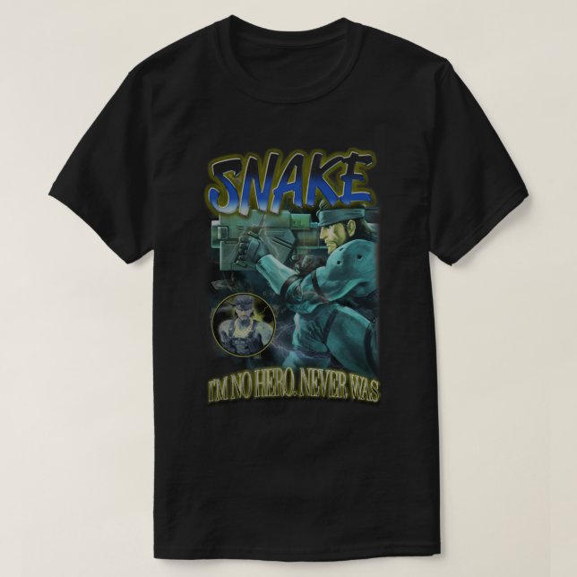 Snake Vintage Rapper Tee (Design framsida)