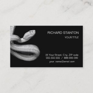 Snake Visitkort