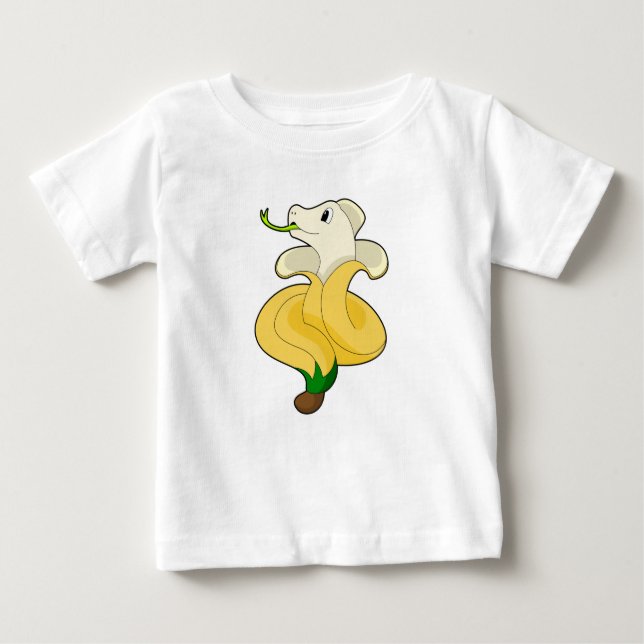 Snake with Banana T Shirt (Framsida)
