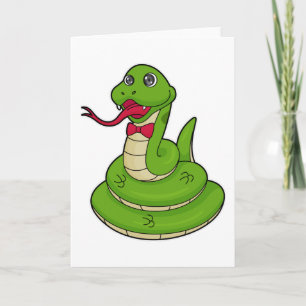 Snake with Bow tie Kort
