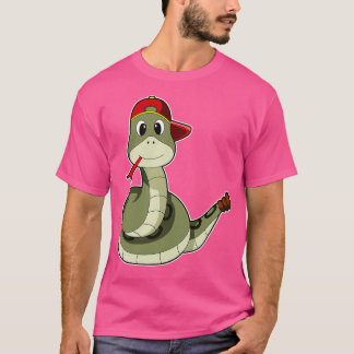 Snake with Cap T Shirt