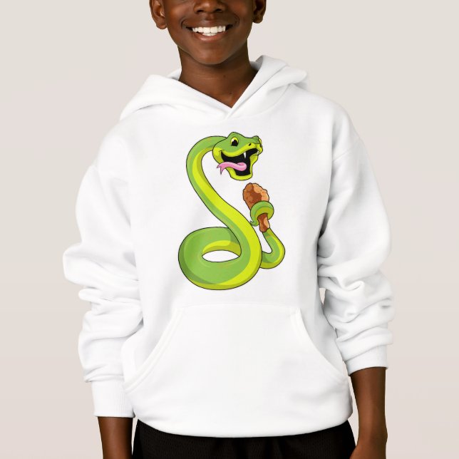 Snake with Chicken T Shirt (Framsida)