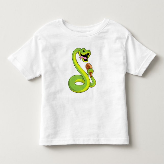 Snake with Chicken T Shirt (Framsida)