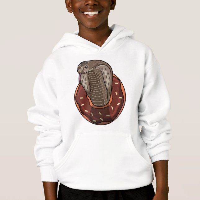 Snake with Donut T Shirt (Framsida)