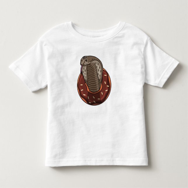 Snake with Donut T Shirt (Framsida)