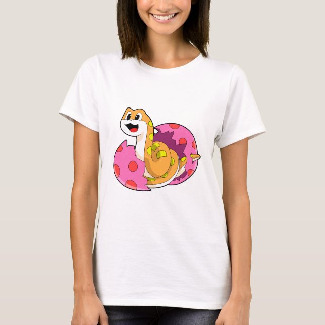 Snake with Egg T Shirt (Framsida)