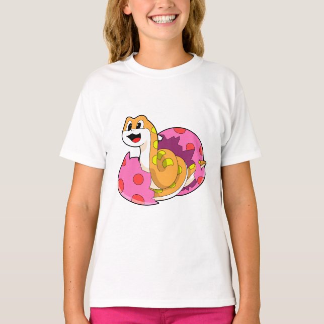 Snake with Egg T Shirt (Framsida)