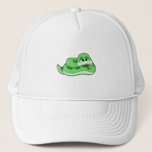 Snake with grönt Stains Keps