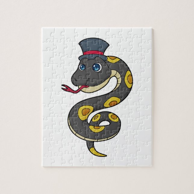 Snake with Hat Pussel (Vertikal)
