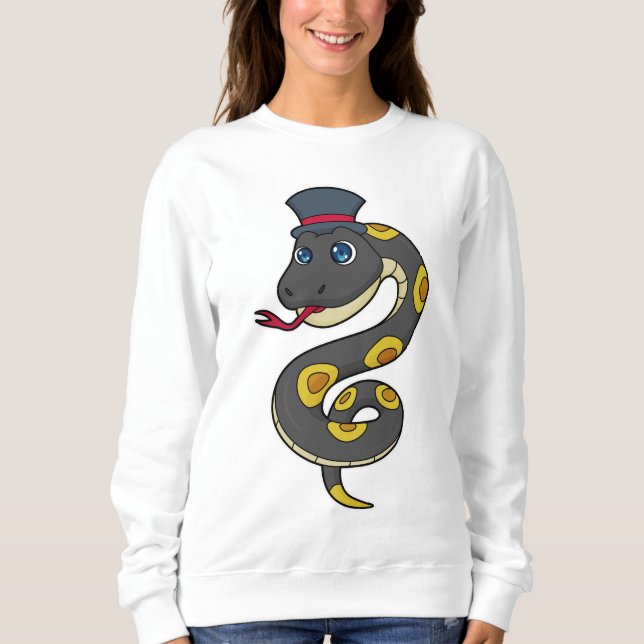 Snake with Hat T Shirt (Framsida)