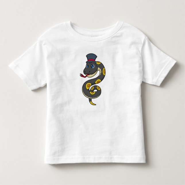 Snake with Hat T Shirt (Framsida)