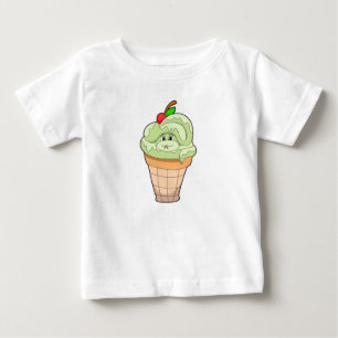 Snake with Ice kräm cone & Cherry T Shirt