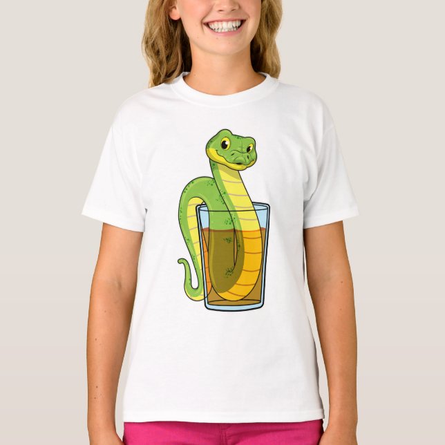 Snake with Juice T Shirt (Framsida)