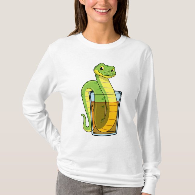 Snake with Juice T Shirt (Framsida)