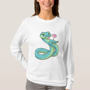 Snake with Lollipop T Shirt
