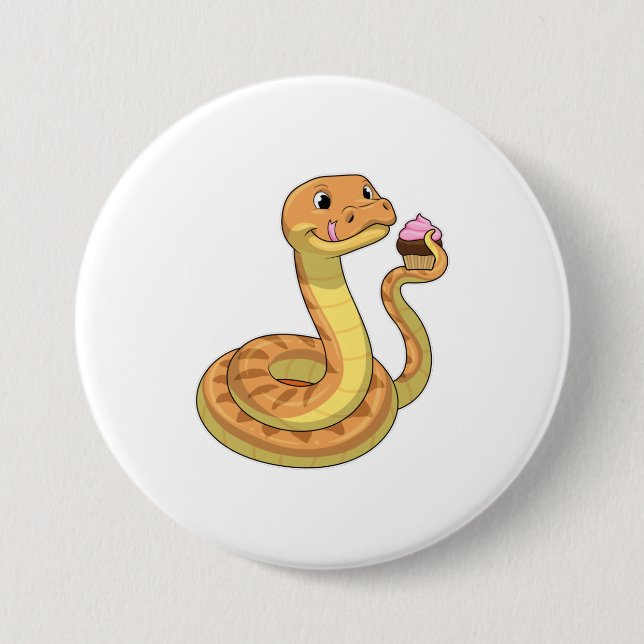Snake with Muffin Knapp (Framsida)