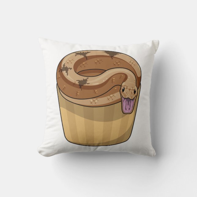 Snake with Muffin Kudde (Framsida)