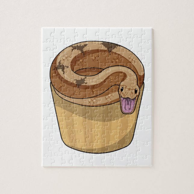 Snake with Muffin Pussel (Vertikal)