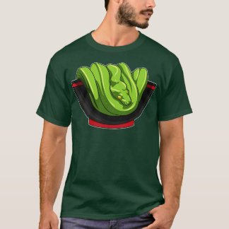 Snake with Ramen Bowl T Shirt