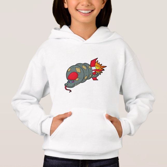 Snake with Rocket T Shirt (Framsida)