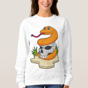 Snake with Skull T Shirt