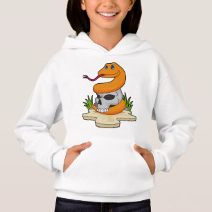 Snake with Skull T Shirt