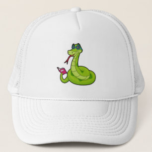 Snake with Sunglasses & Bok Keps