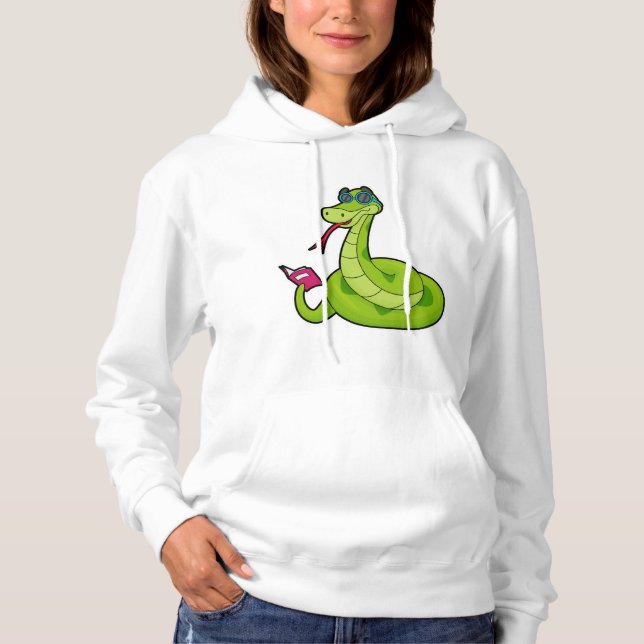 Snake with Sunglasses & Bok T Shirt (Framsida)