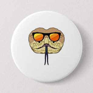 Snake with Sunglasses Knapp