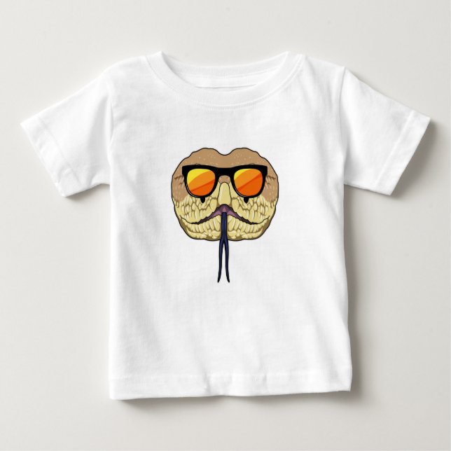 Snake with Sunglasses T Shirt (Framsida)