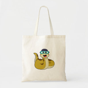 Snake with Swimming goggles Tygkasse