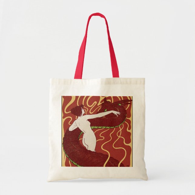 Snake & Woman Tygkasse (Framsidan)