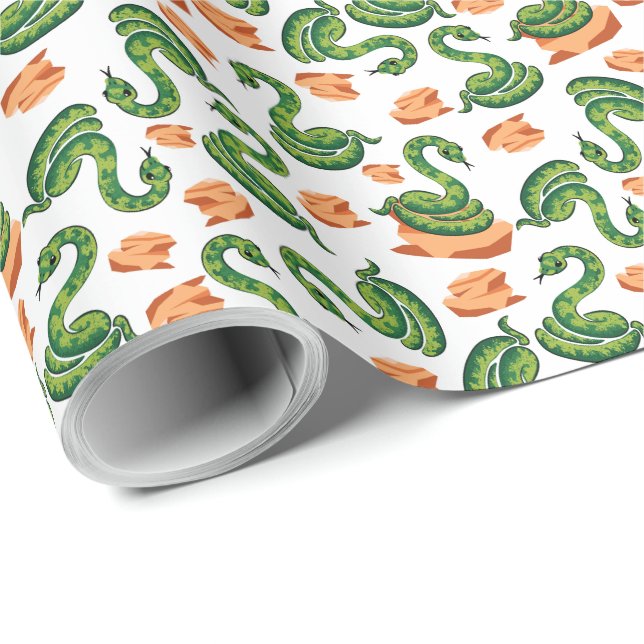 Snake Wrapping Papper Presentpapper (Rullad Hörn)