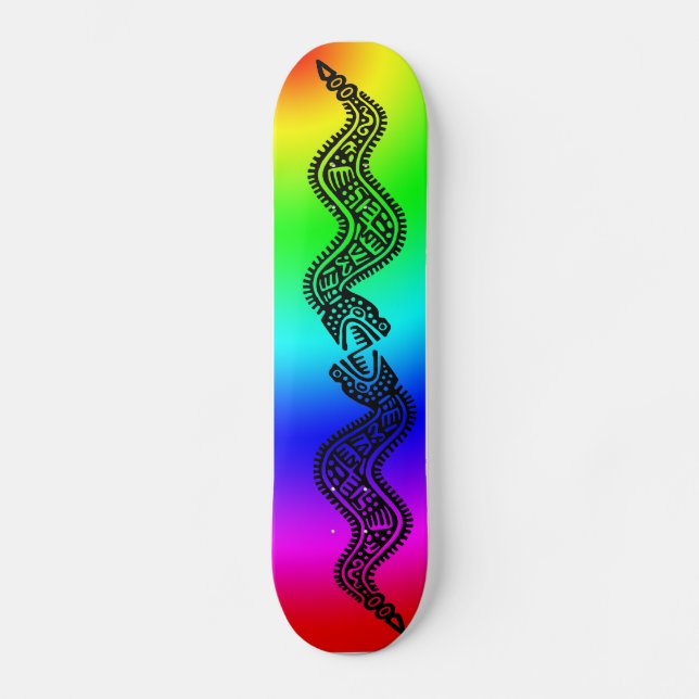 SNAKEBOARD SKATEBOARD BRÄDA 20,5 CM (Framsida)