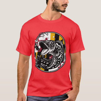 Snakehead Fishing Maryland Oversized T Shirt