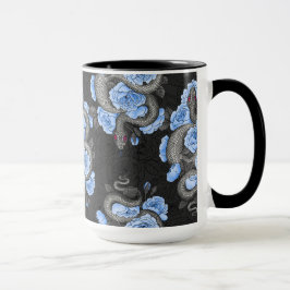 Snakes and blue roses mugg