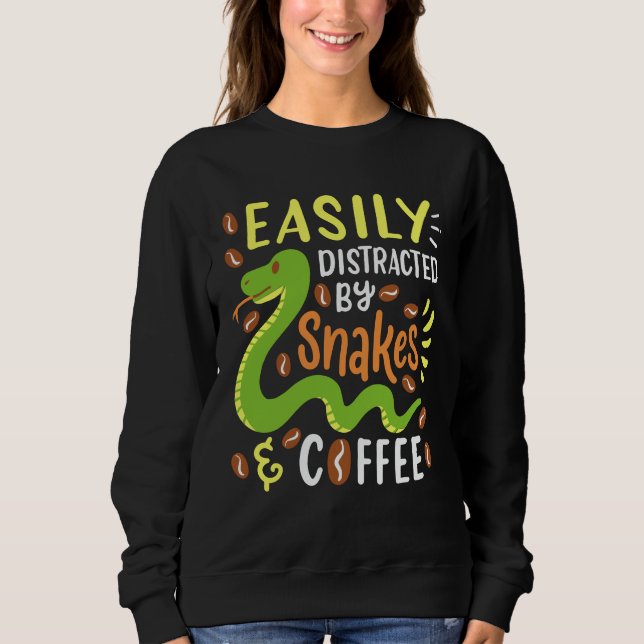 Snakes and Coffee T Shirt (Framsida)