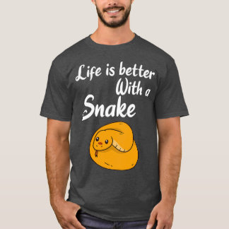 SNAKES Life är bättre med en orm (5) T Shirt