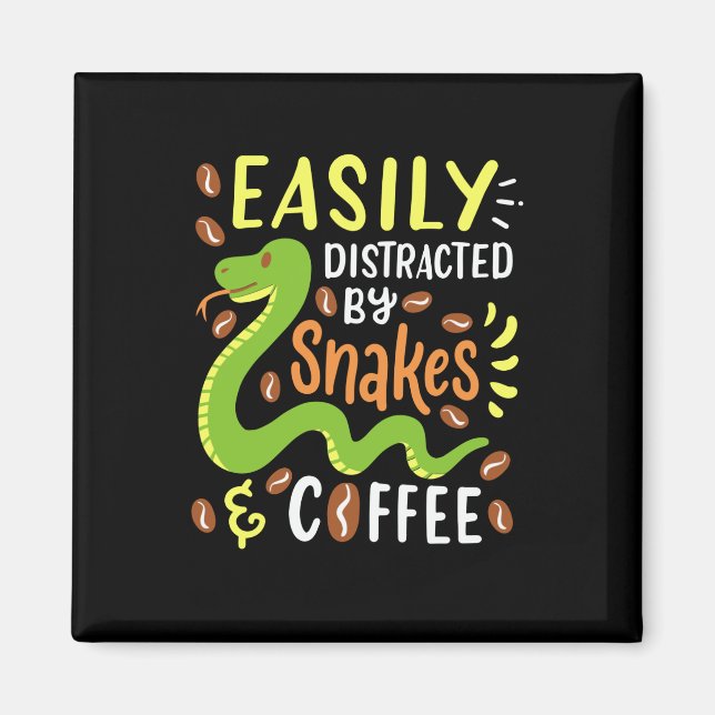 Snakes och kaffe magnet (Framsidan)
