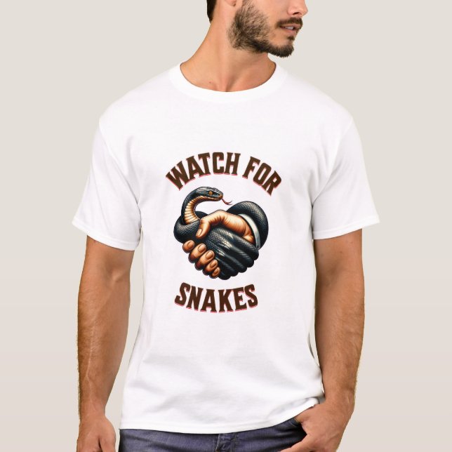 Snakes Tee (wht) (Framsida)