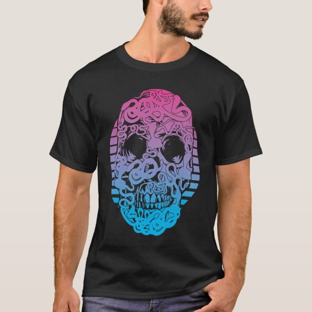 snakes Vaporwave Aesthetic T Shirt (Framsida)