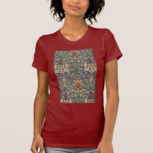 Snakeshead design av William Morris T Shirt (Framsida)