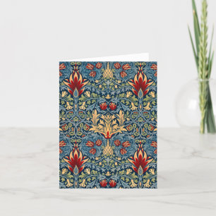 Snakeshead, Flower Tapet av William Morris Tack Kort