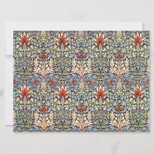 Snakeshead Mönster (av William Morris) Kort (Framsida)