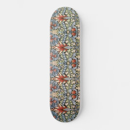 Snakeshead Mönster (av William Morris) Mini Skateboard Bräda 18,5 Cm