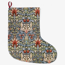 Snakeshead Mönster (av William Morris) Stor Julstrumpa
