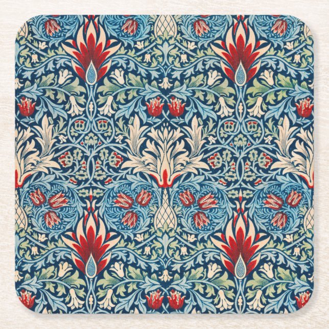 Snakeshead, William Morris Underlägg Papper Kvadrat (Framsidan)