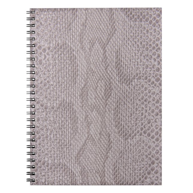 Snakeskin Animal Print Mönster-anteckningsbok för Anteckningsbok (Framsidan)