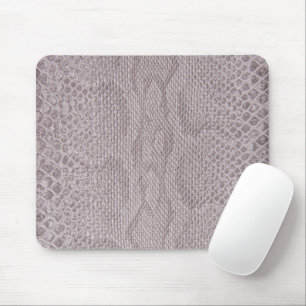 Snakeskin Beige-Grått Mönster Mouse Pad Musmatta