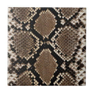 Snakeskin för exotisk Faux fotografiskt mönster Kakelplatta